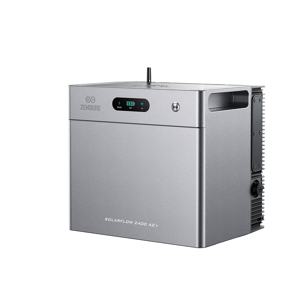 Seitenansicht des SolarFlow 2400 AC+