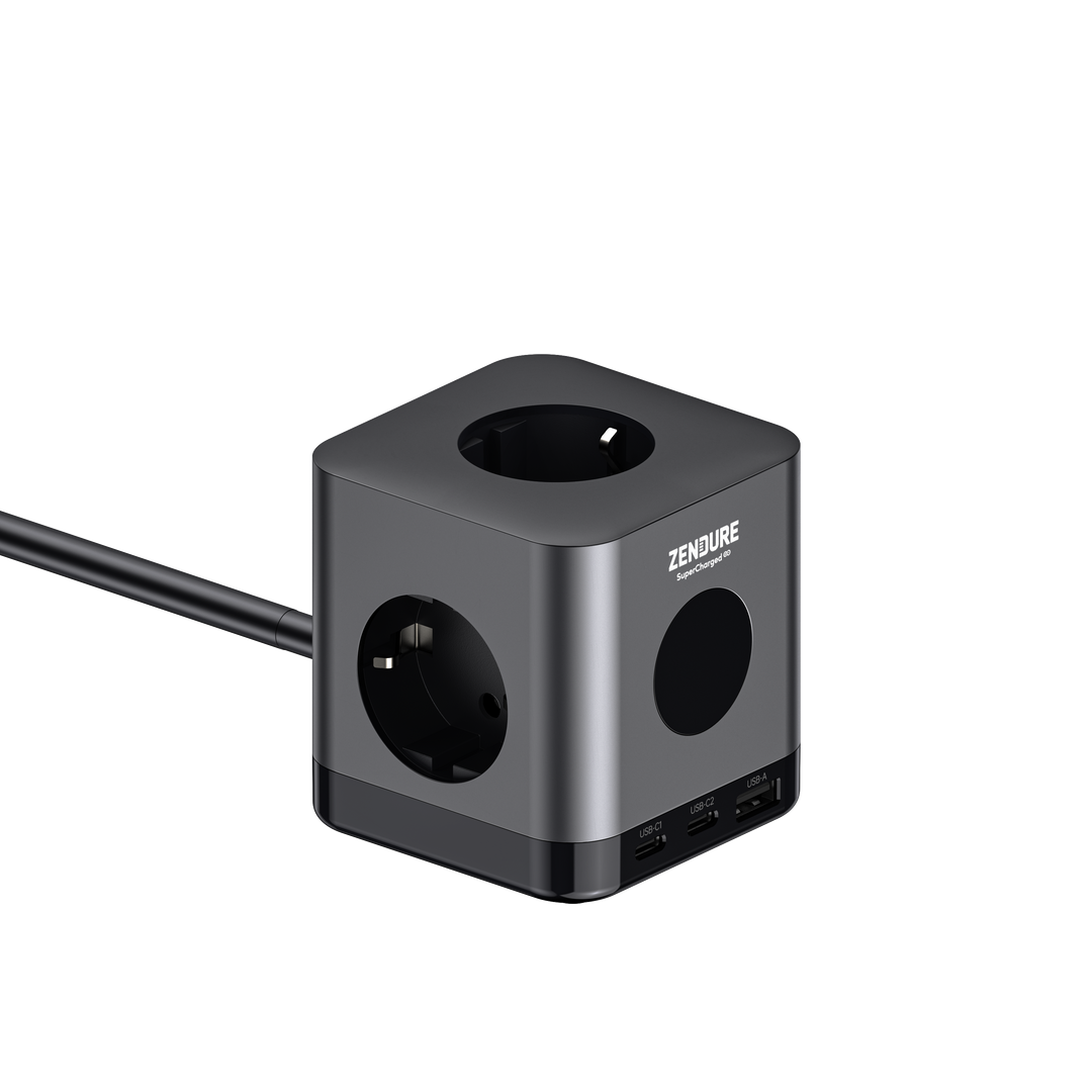 Zendure 6-in-1 Power Strip Cube