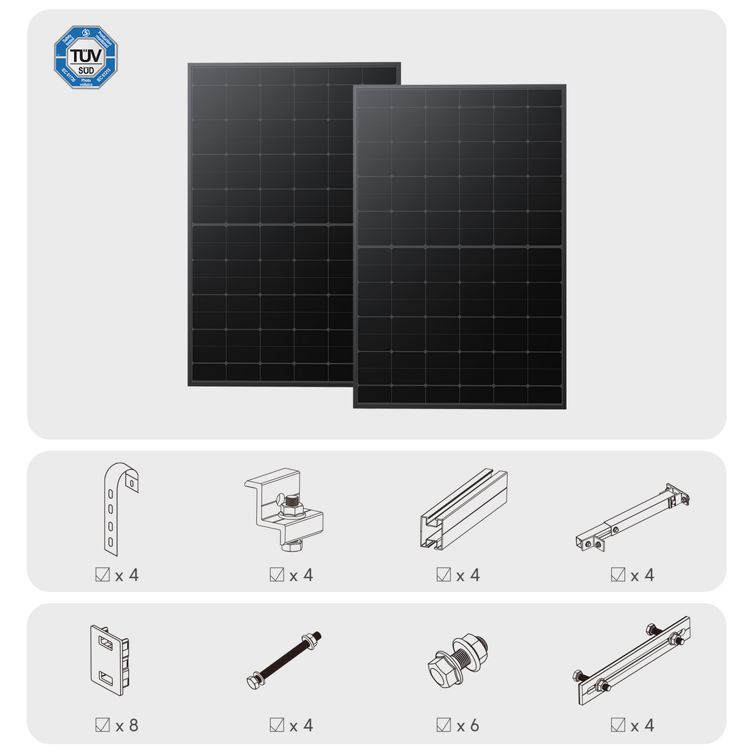 Zendure 840W Solarmodule (2x 420W)