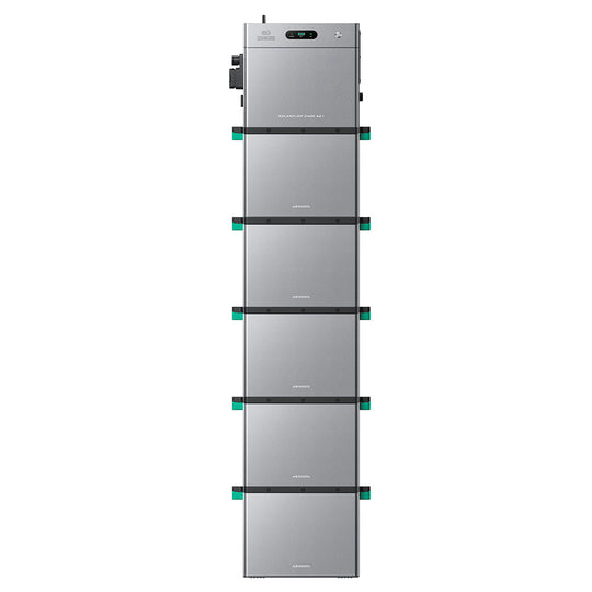 SolarFlow 2400 AC+ mit f邦nf zus?tzlichen Batterien